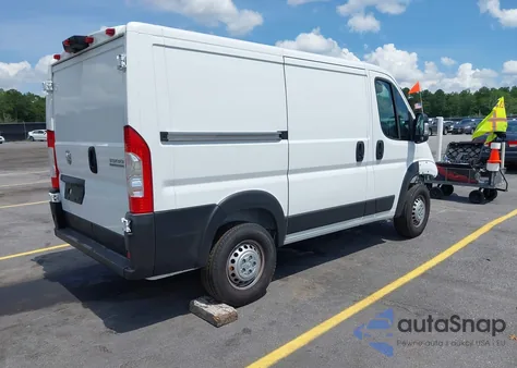 2025 Ram Promaster 1500 Tradesman Low Roof 118 Wb W/Pass Seat from USA, damaged, VIN 3C6LRVNG9SE530457